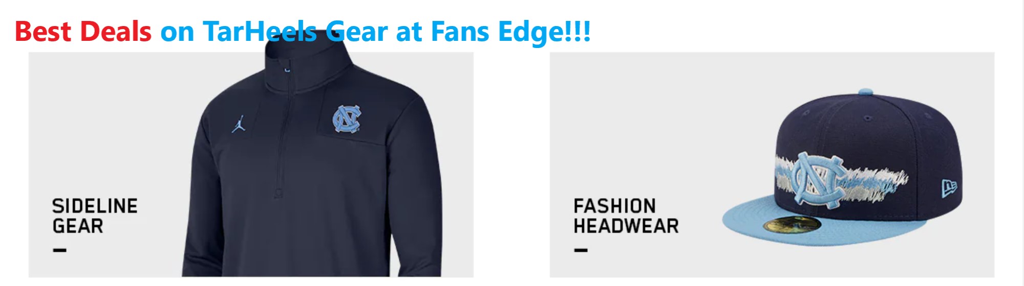 North Carolina apparel ad