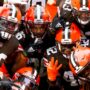 Cleveland Browns celebrating