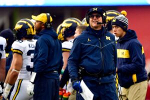 Michigan coach Jim Harbaugh