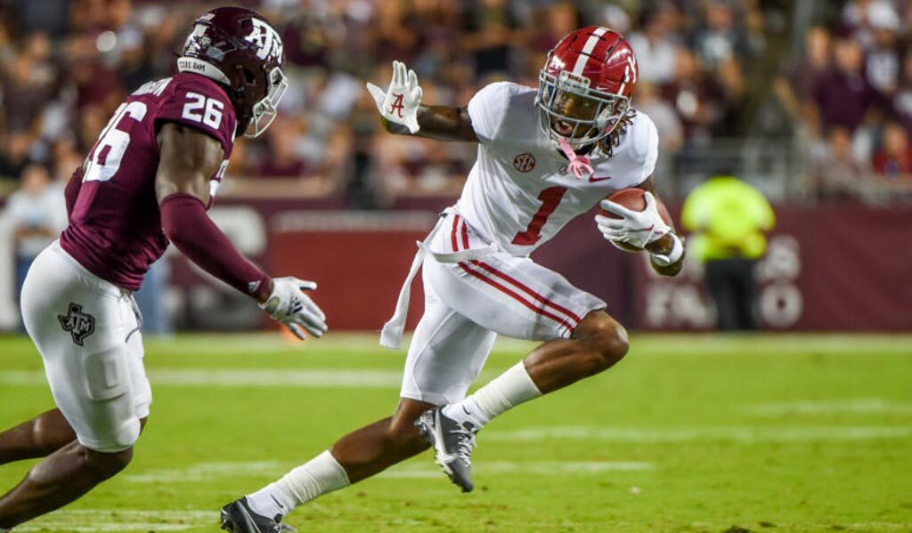 Alabama WR Jameson Williams