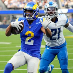 Titans WR Robert Woods when he was a Ram