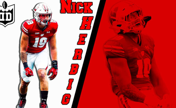 University of Wisconsin linebacker Nick Herbig