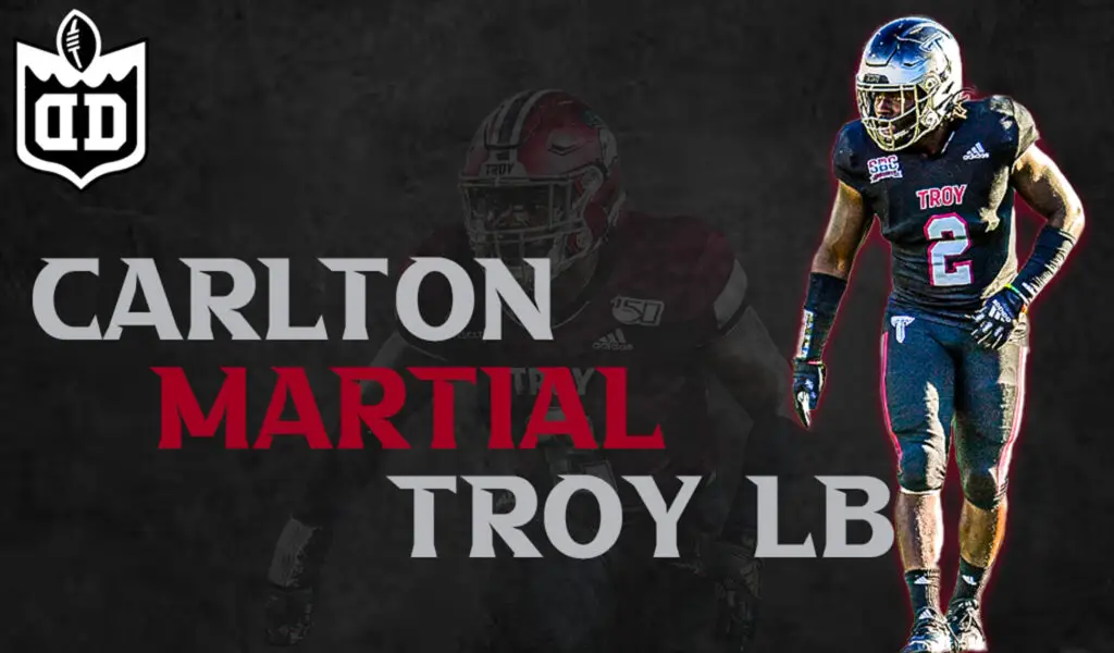 Carlton Martial Scouting Report Draft Dive 2023 NFL Draft LB